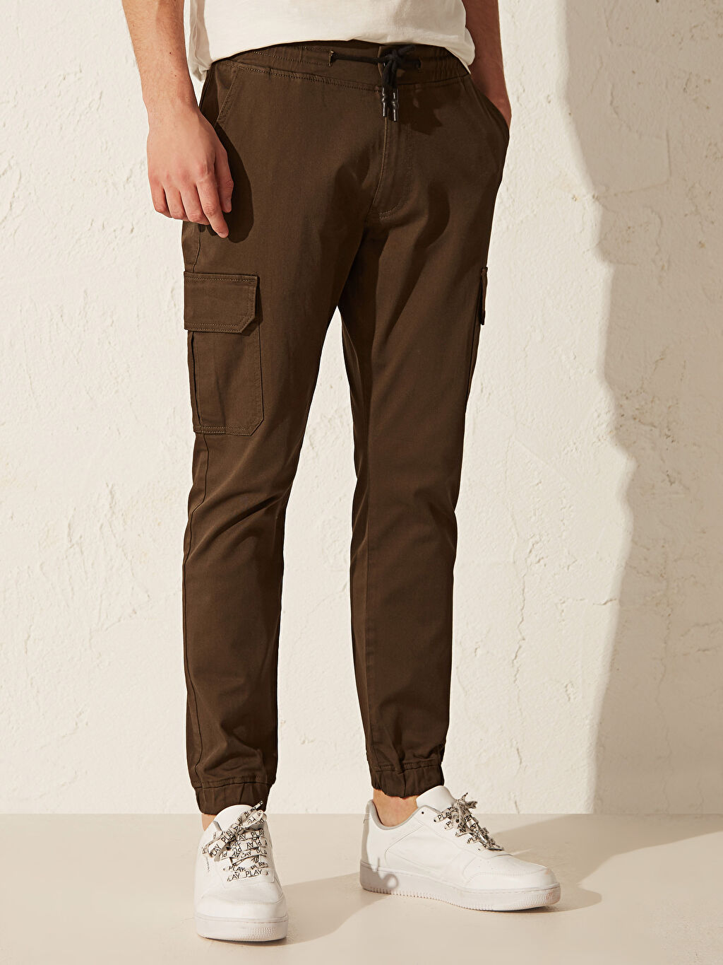 Haki Slim Fit Gabardin Kargo Pantolon Lc Waikiki