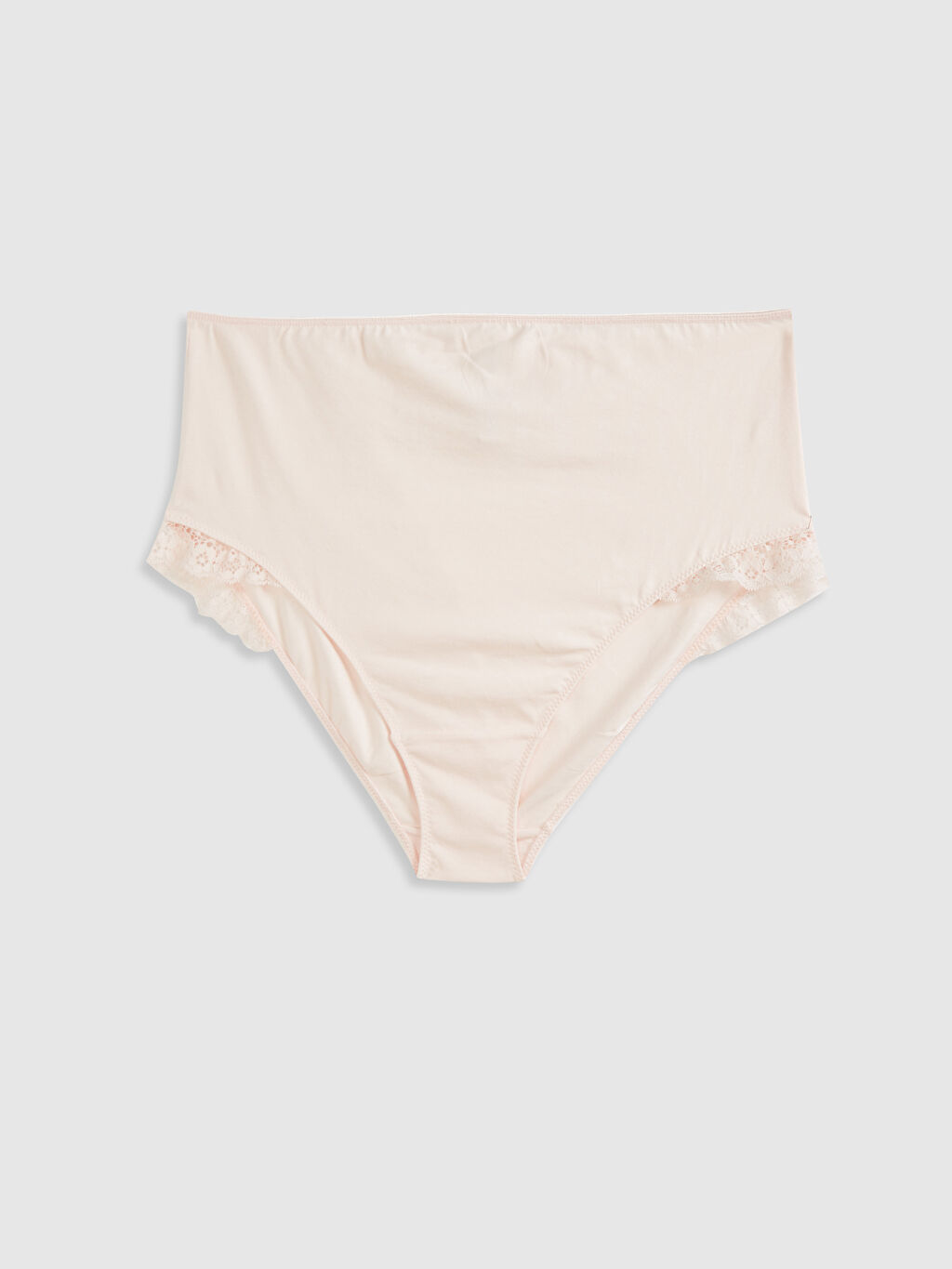 Pembe Dantel Detayli Yuksek Bel Hamile Kulot Lc Waikiki