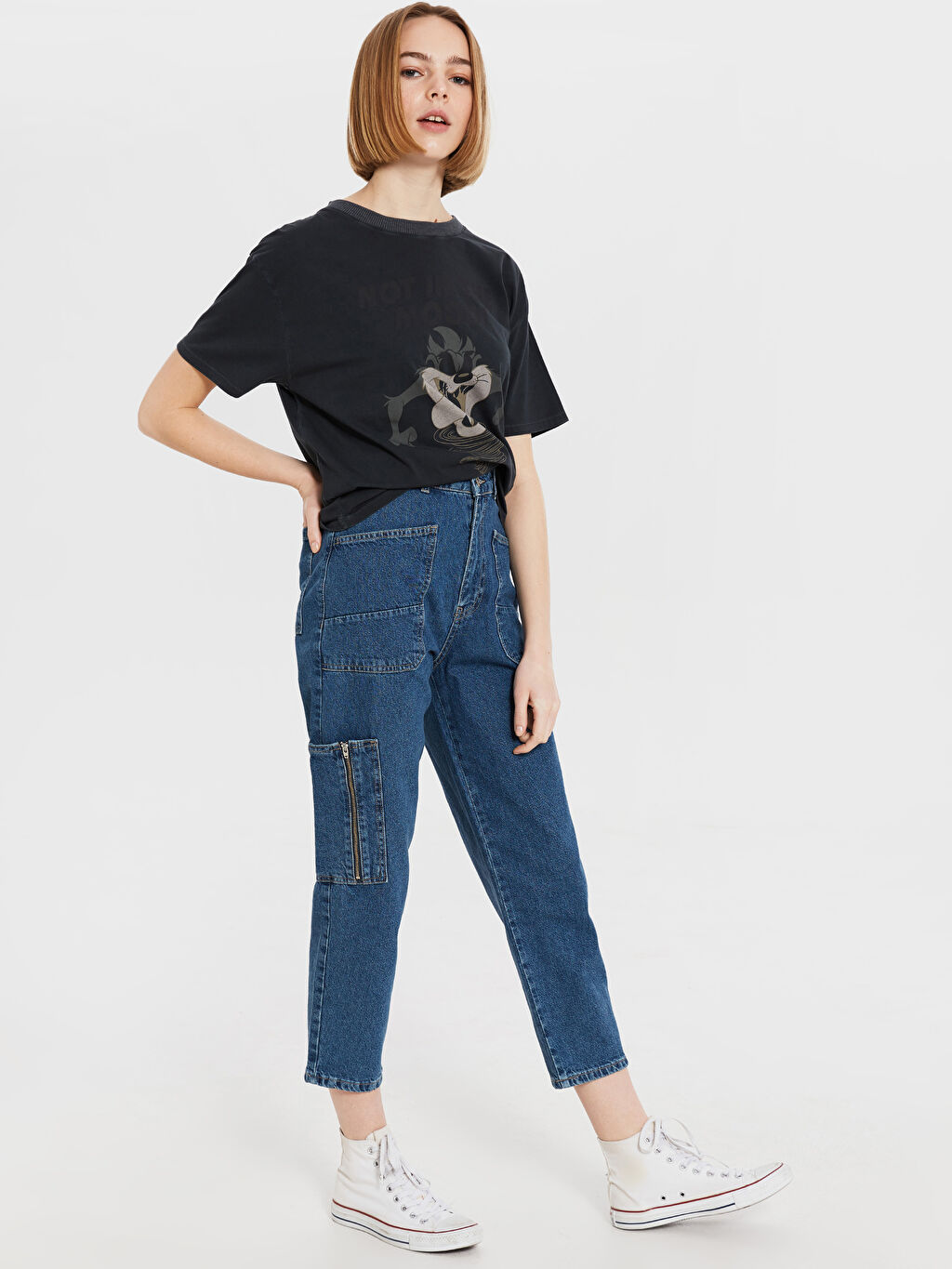 Indigo Bilek Boy Slouchy Jean Pantolon Lc Waikiki
