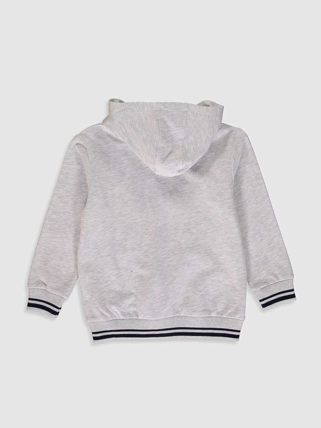 Gri Erkek Cocuk Fermuarli Kapusonlu Sweatshirt Lc Waikiki