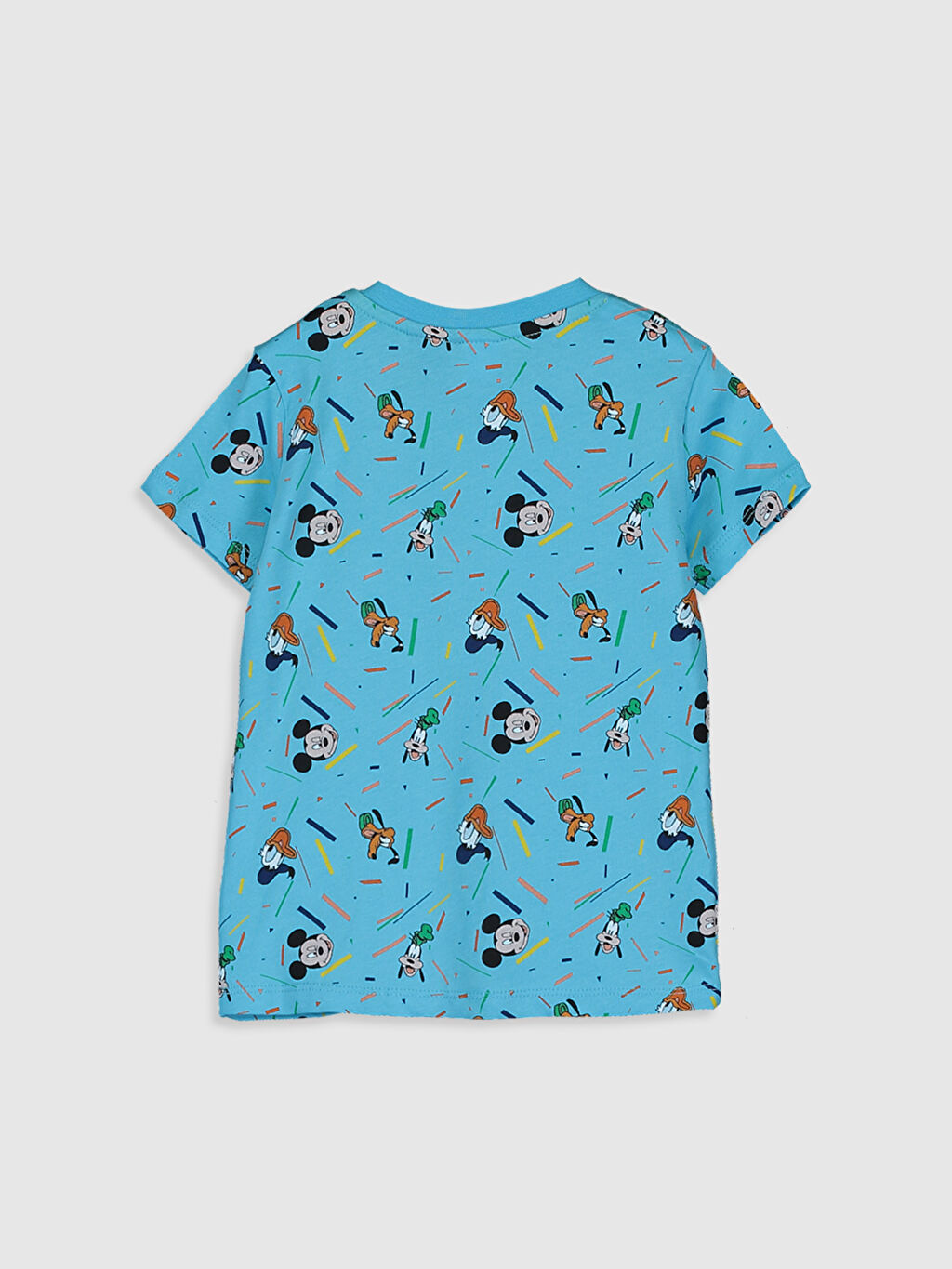 Lacivert Erkek Bebek Mickey Mouse Baskili Pamuklu Tisort Lc Waikiki