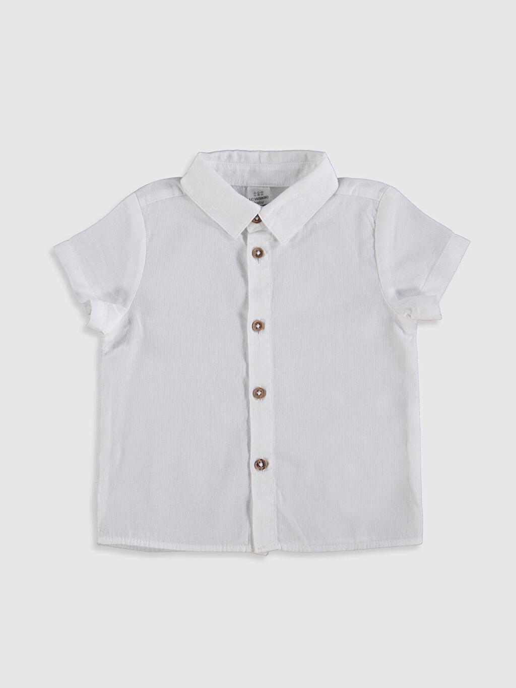 Beyaz Beyaz Erkek Bebek Gömlek ve Şort LC Waikiki