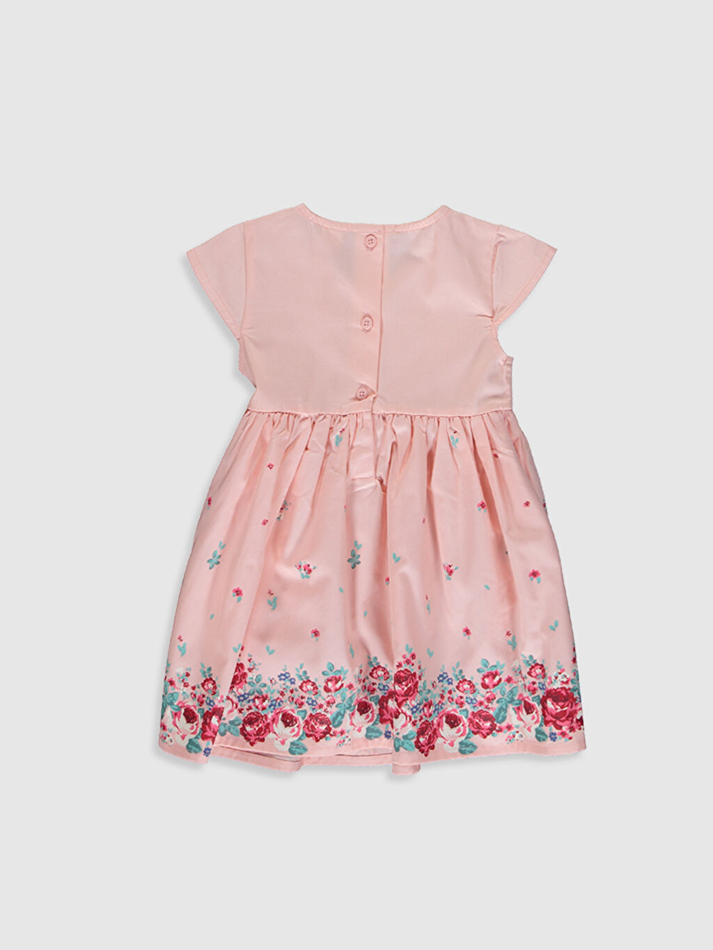Pembe Kız Bebek Desenli Elbise LC Waikiki