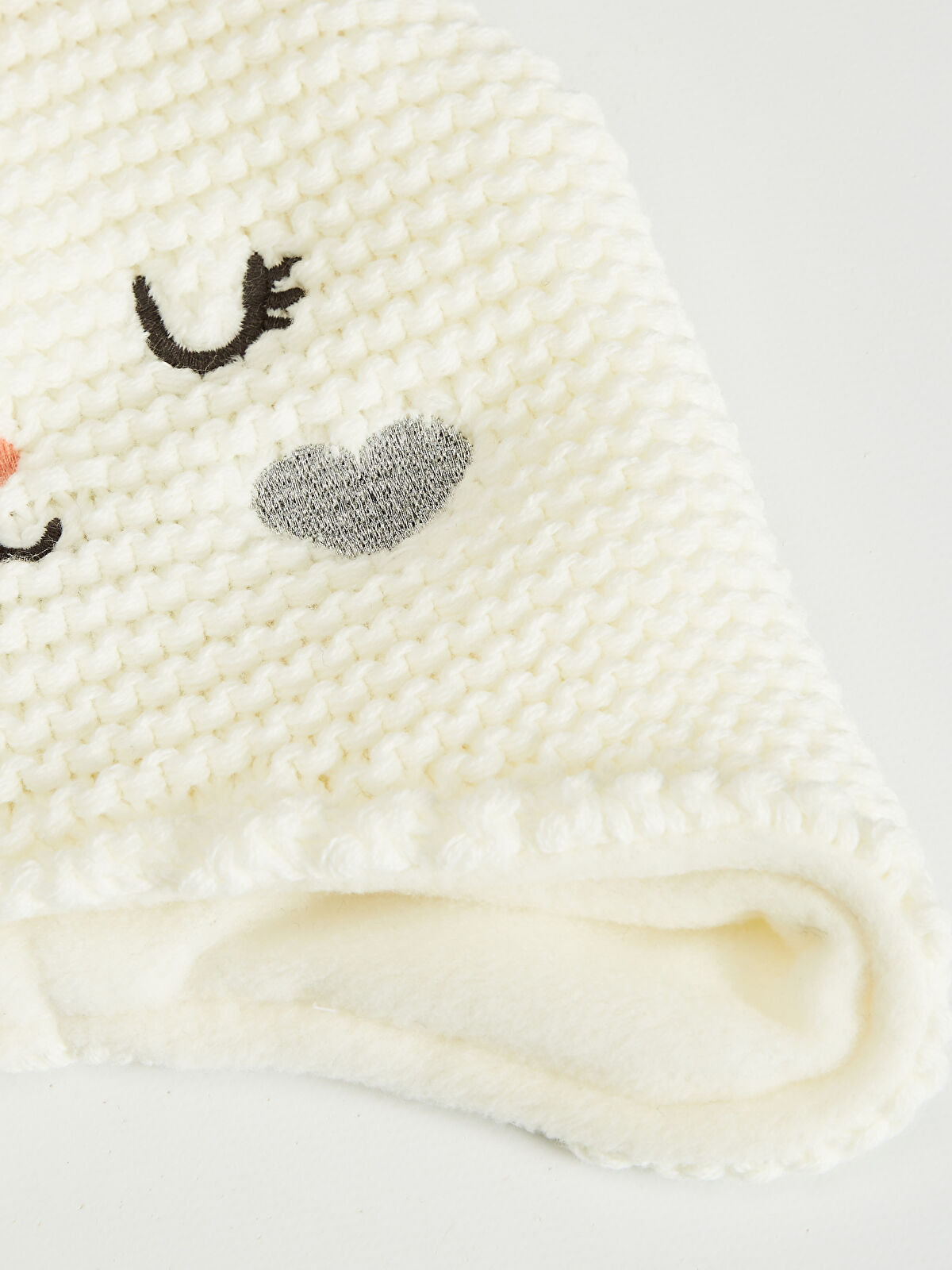 Ekru Kız Bebek Triko Bere LC Waikiki