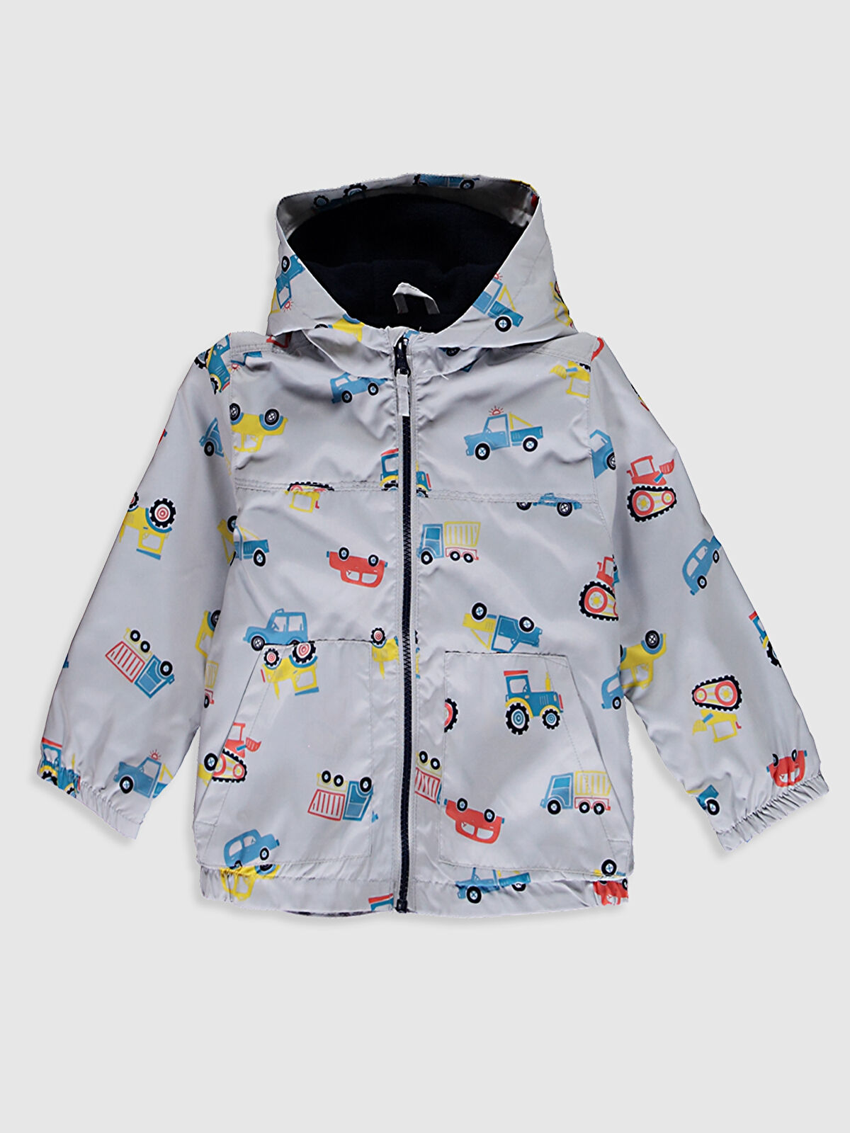 Gri Erkek Bebek Fermuarlı Mont LC Waikiki