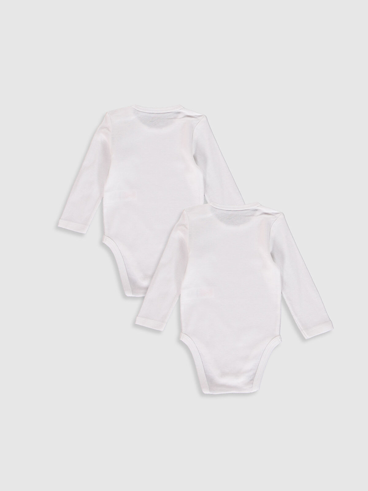 Beyaz LCW GREEN Erkek Bebek Organik Pamuklu Çıtçıtlı Body