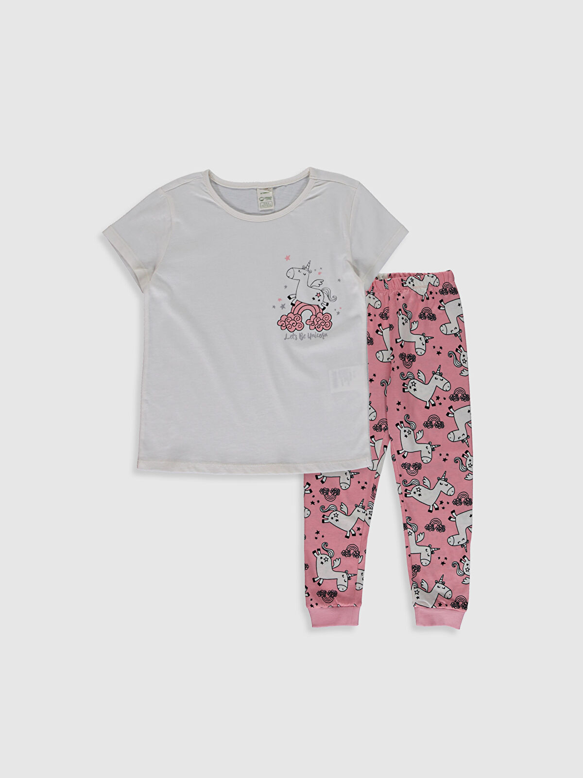 Beyaz Beyaz Pijama Takim Lc Waikiki