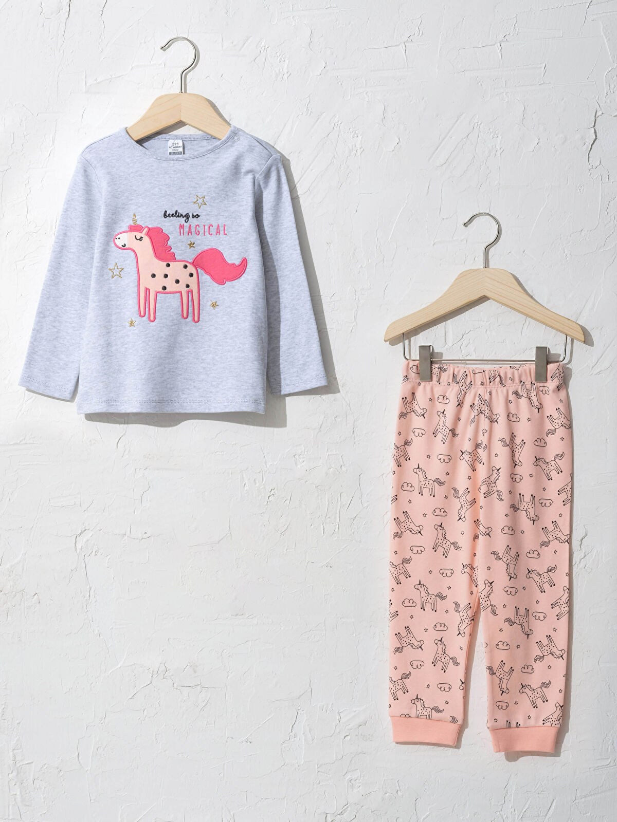 Lila Lcw Green Kiz Bebek Organik Pamuklu Pijama Takimi Lc Waikiki
