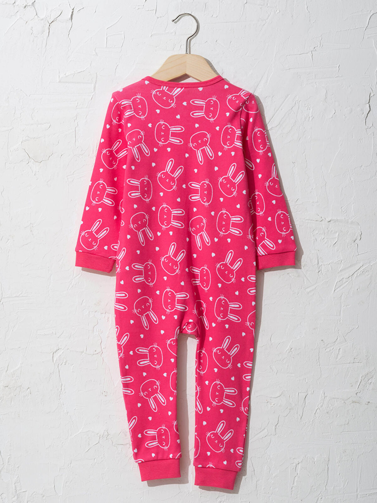 Pembe Kız Bebek Fermuarlı Tulum LC Waikiki