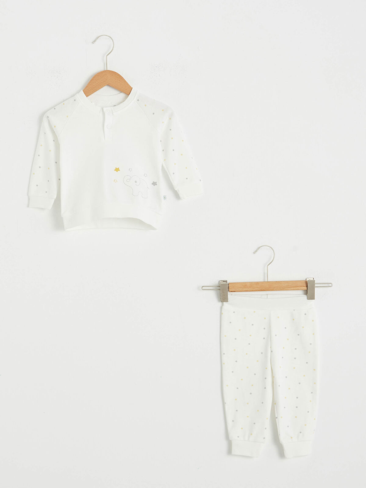 Ekru LCW GREEN Organik Pamuklu Bebek Takım LC Ekru LCW GREEN Organik Pamuklu Bebek Takım LC