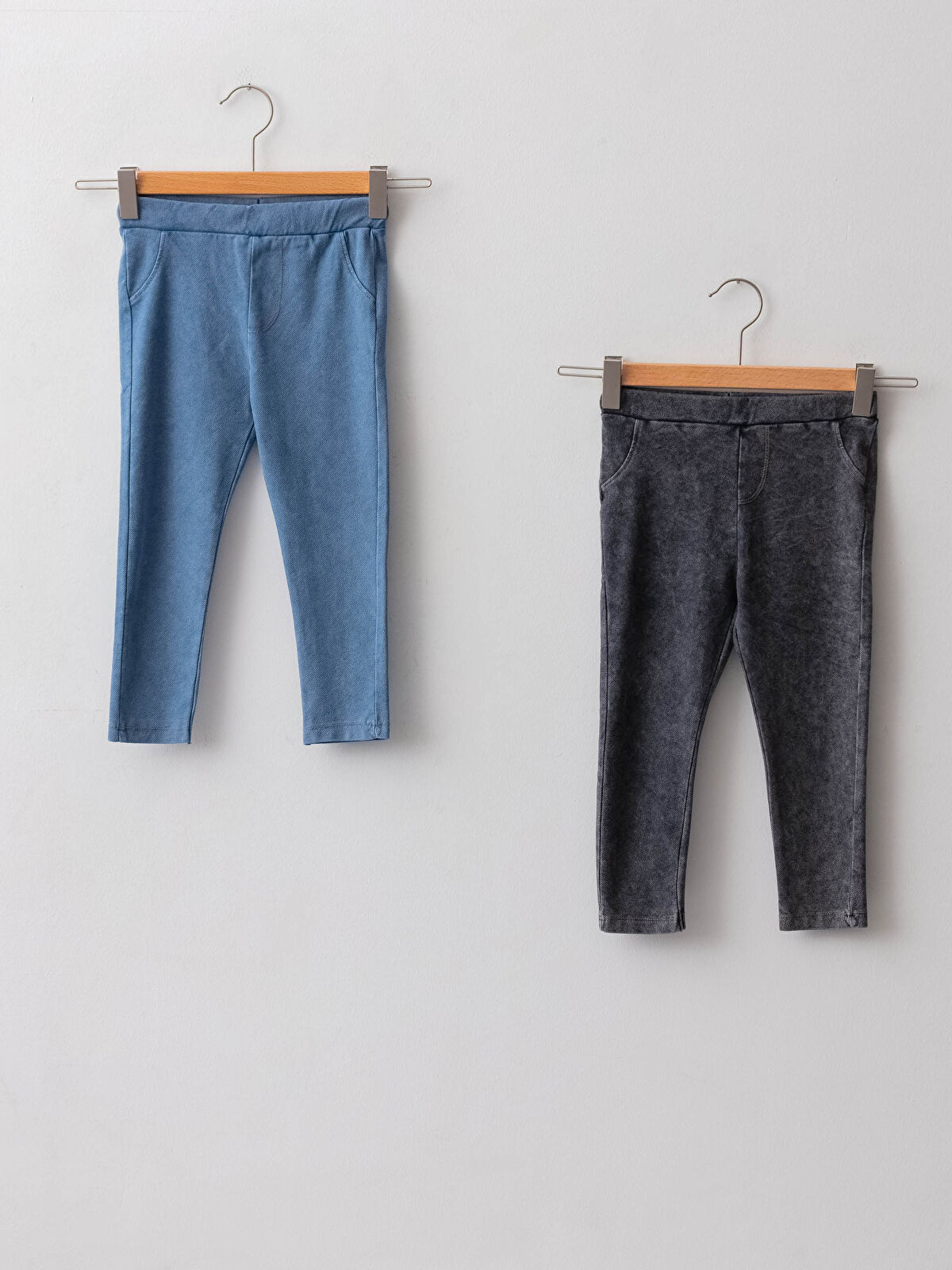 Lacivert Beli Lastikli Basic Erkek Bebek Tayt 2�li LC