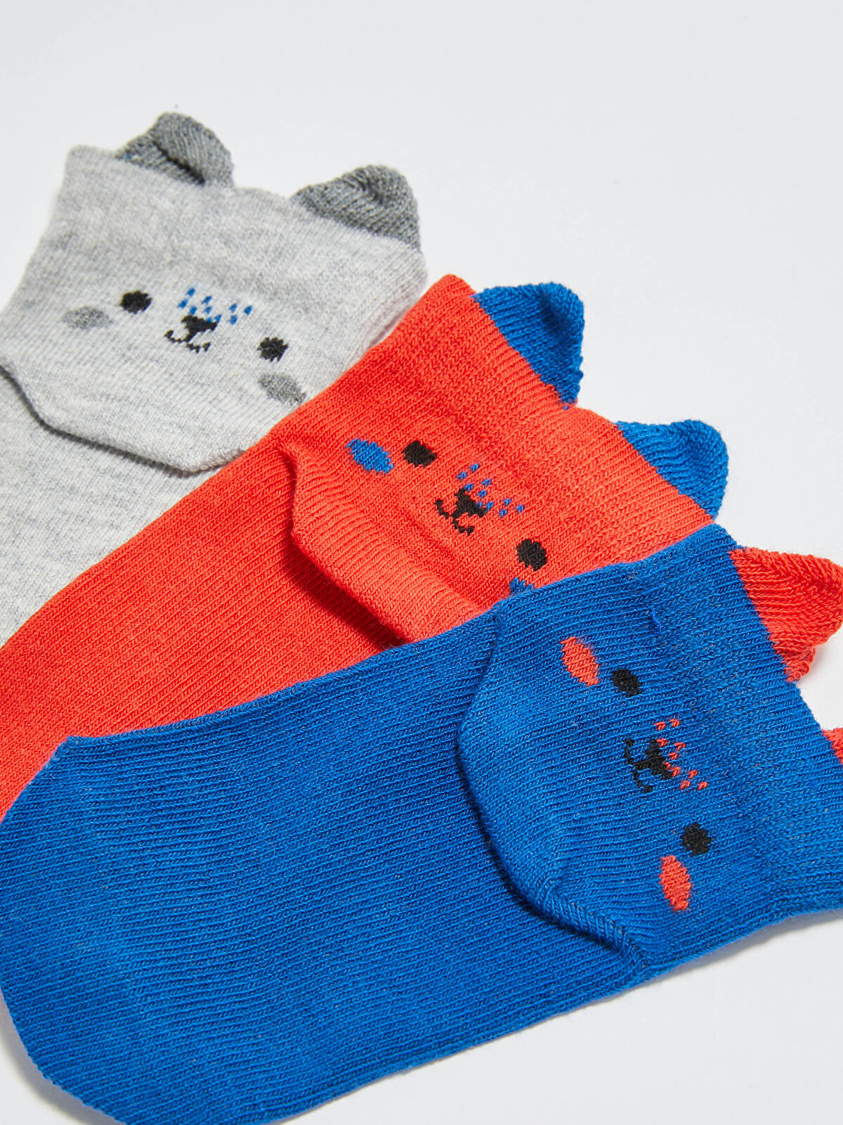 Ekru Erkek Bebek Patik Çorap 3�lü LC Waikiki