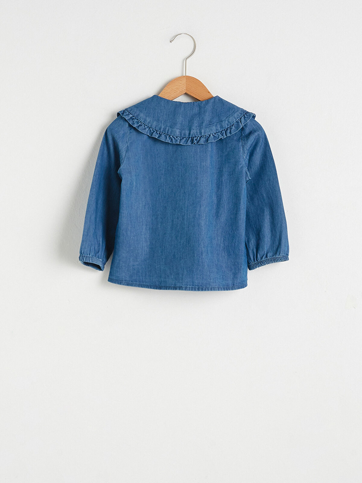 İndigo LCW GREEN Kız Bebek Jean Gömlek LC Waikiki