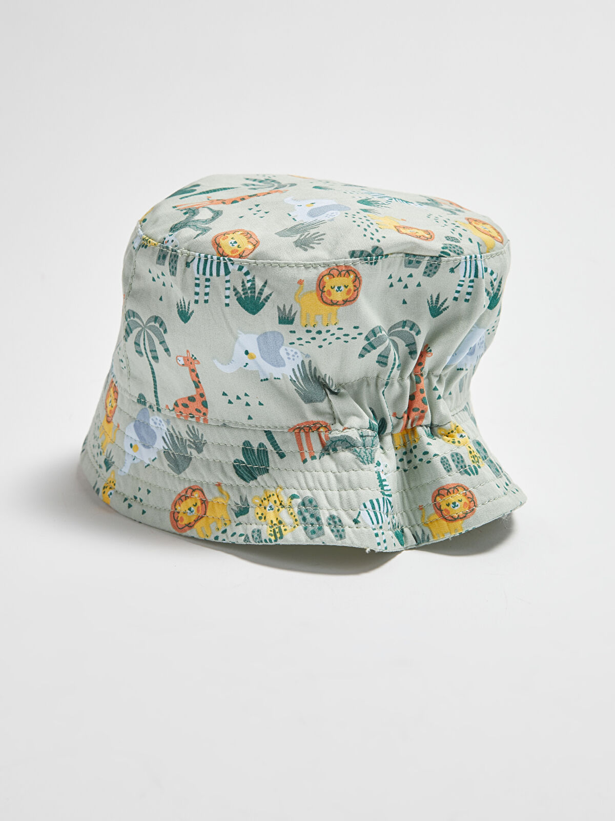 Haki Desenli Erkek Bebek Kova Şapka LC Waikiki Haki Desenli Erkek Bebek Kova Şapka LC Waikiki