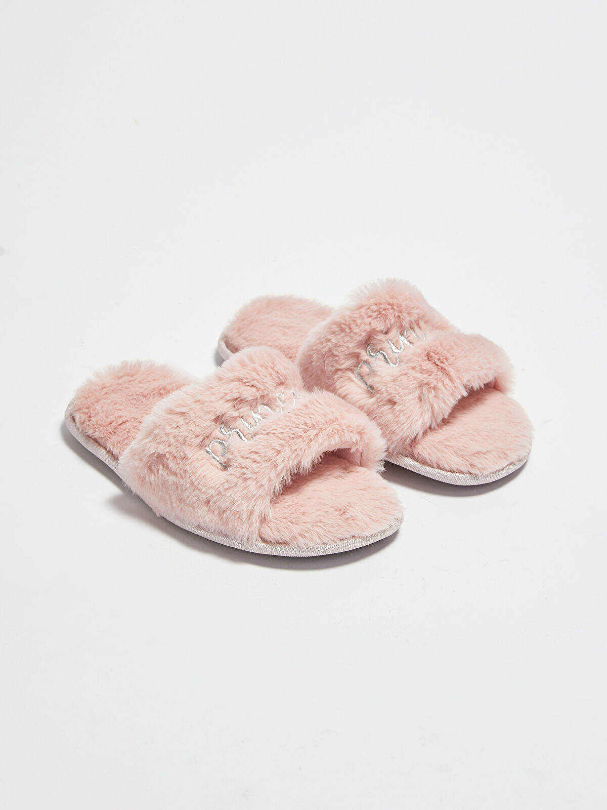 Pembe Pelüş Kız Çocuk Ev Terliği LC Waikiki