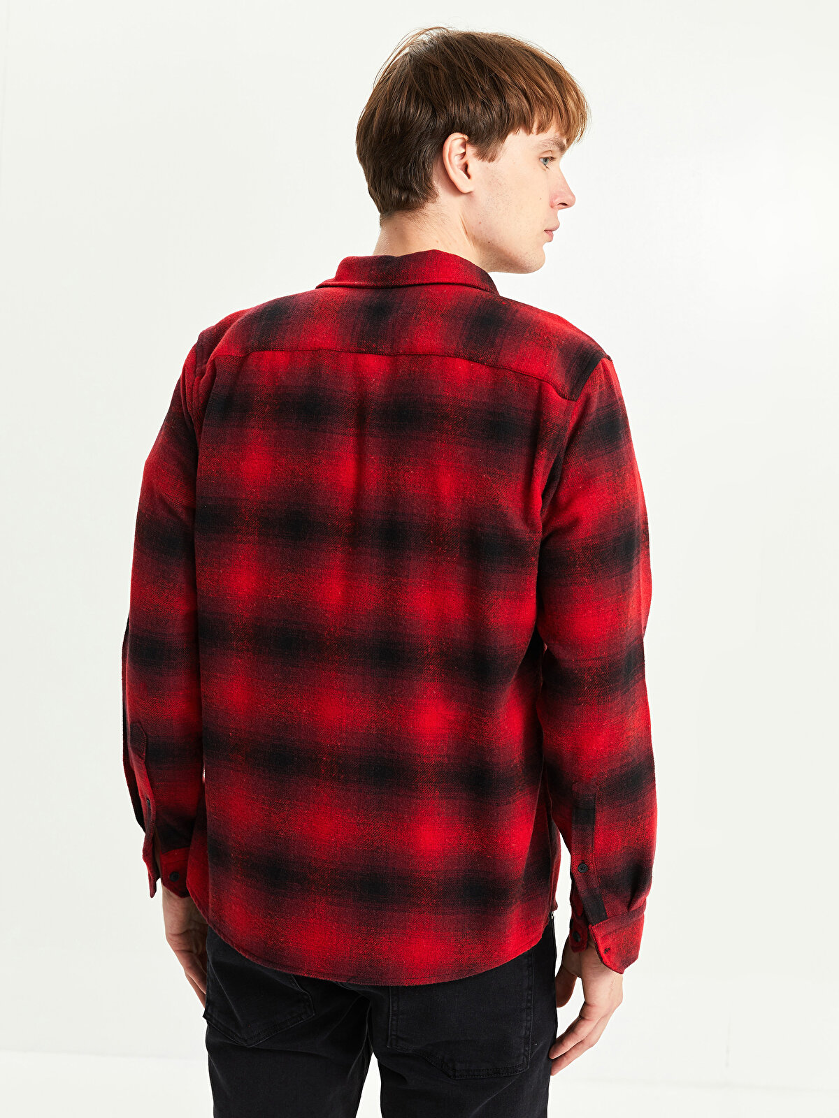 XSIDE Regular Fit Long Sleeve Plaid Men's Lumberjack Shirt 