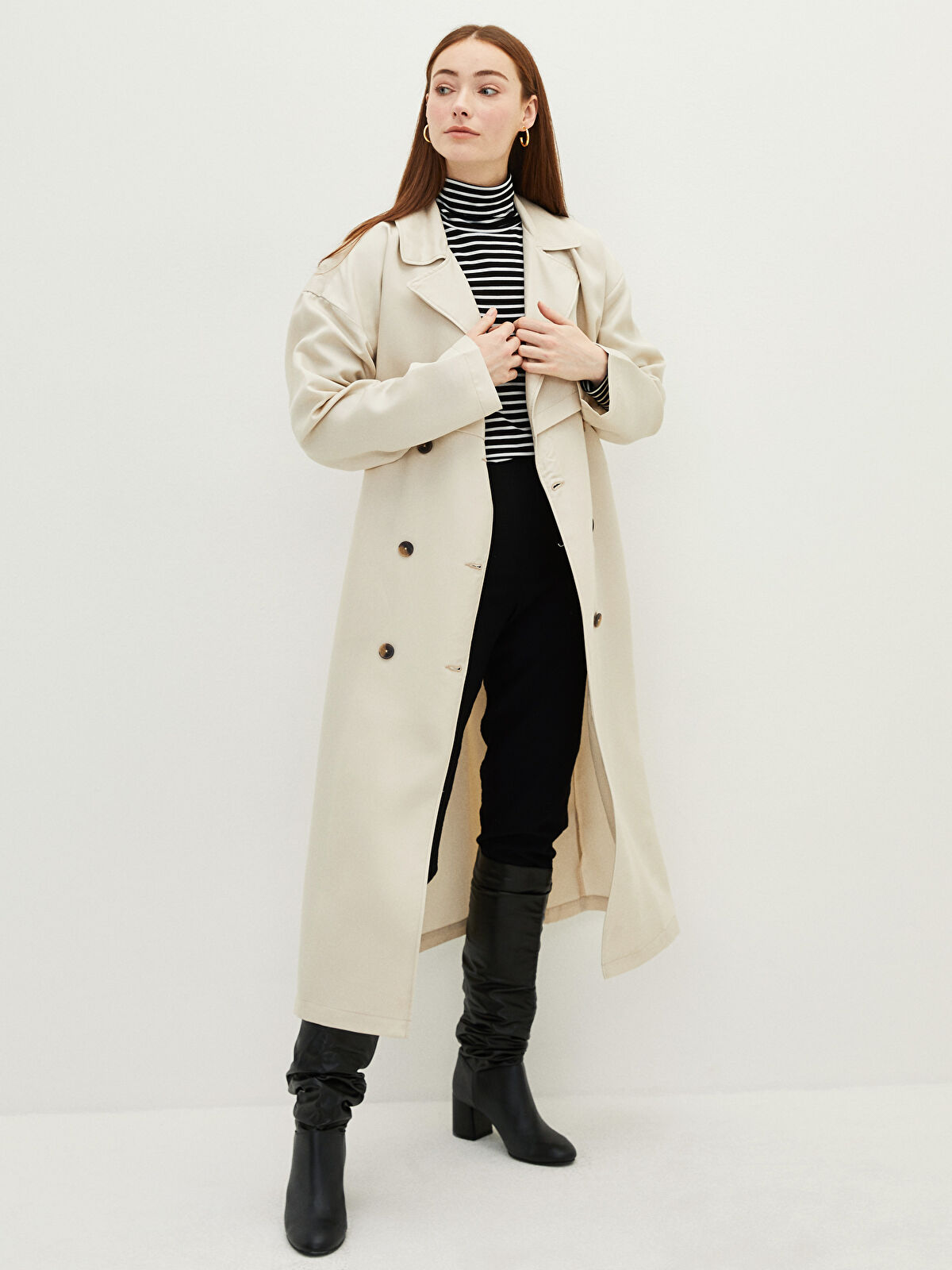 カラー lawgy collar arrange trench coatの通販 by sara's shop