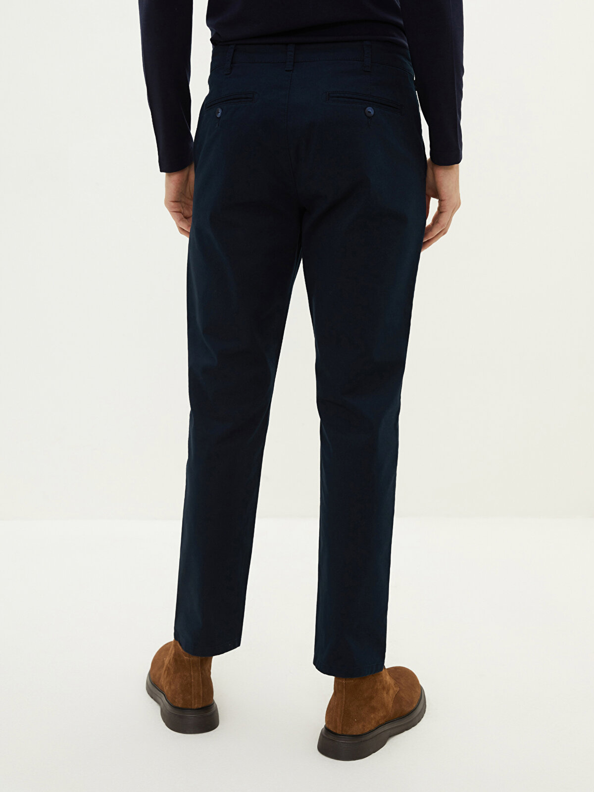Normal Fit Gabardine Men's Chino Trousers -S20664Z8-KN7 - S20664Z8