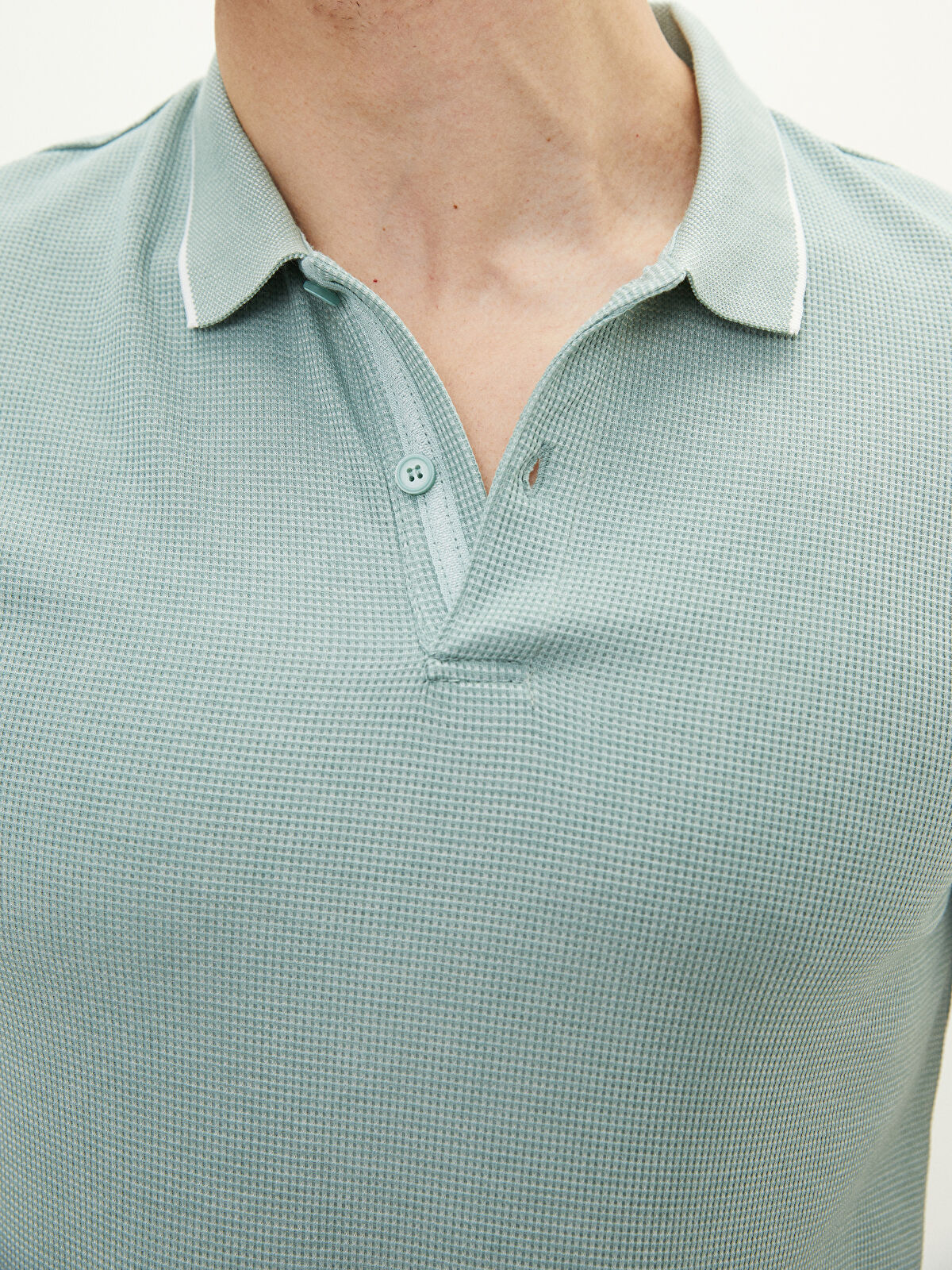 sage green polo shirt mens