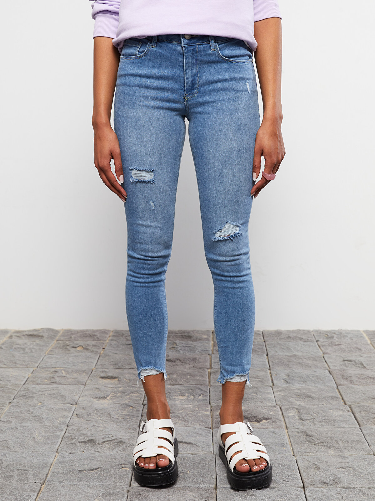 Skinny Fit Straight Pocket Detailed Women's Rodeo Jeans -S23438Z8-311 -  S23438Z8-311 - LC Waikiki