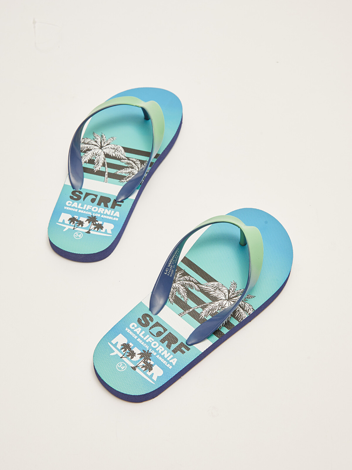Printed Flip Flops Boy's Beach Slippers -S26698Z4-RZW - S26698Z4-RZW - LC  Waikiki