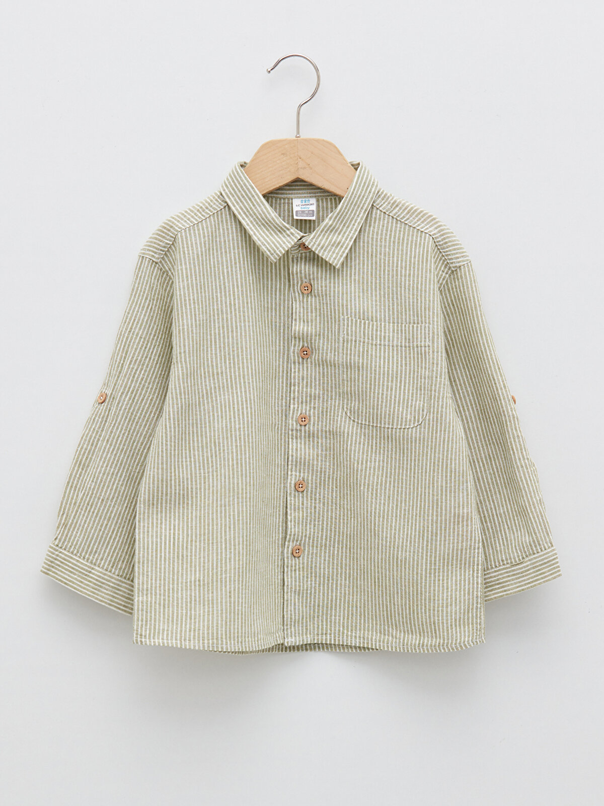 Long Sleeve Striped Baby Boy Shirt -S28471Z1-LGE - S28471Z1-LGE - LC Waikiki
