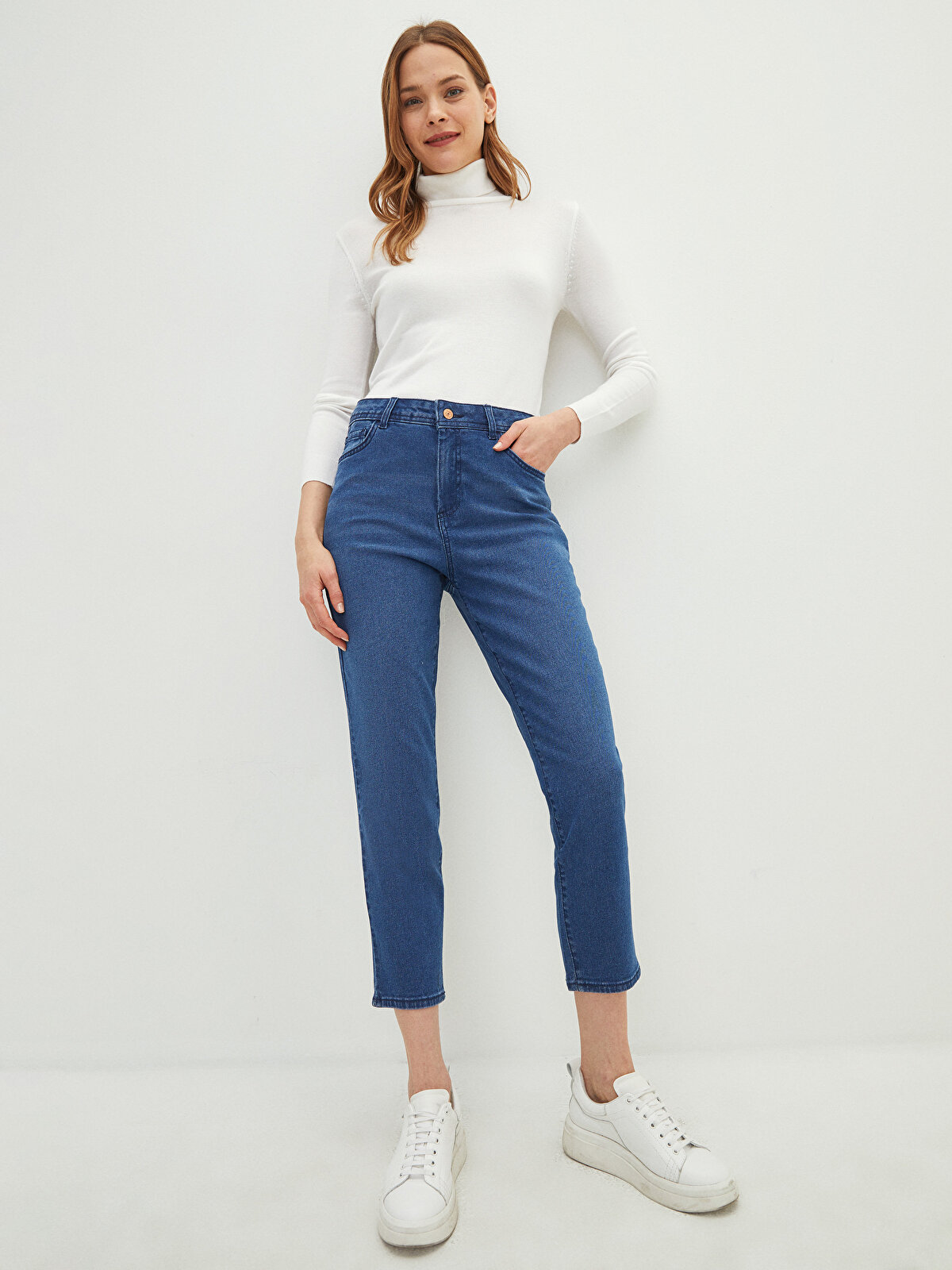 LCW BASIC Skinny Fit Women's Rodeo Jeans with Pocket Detail 