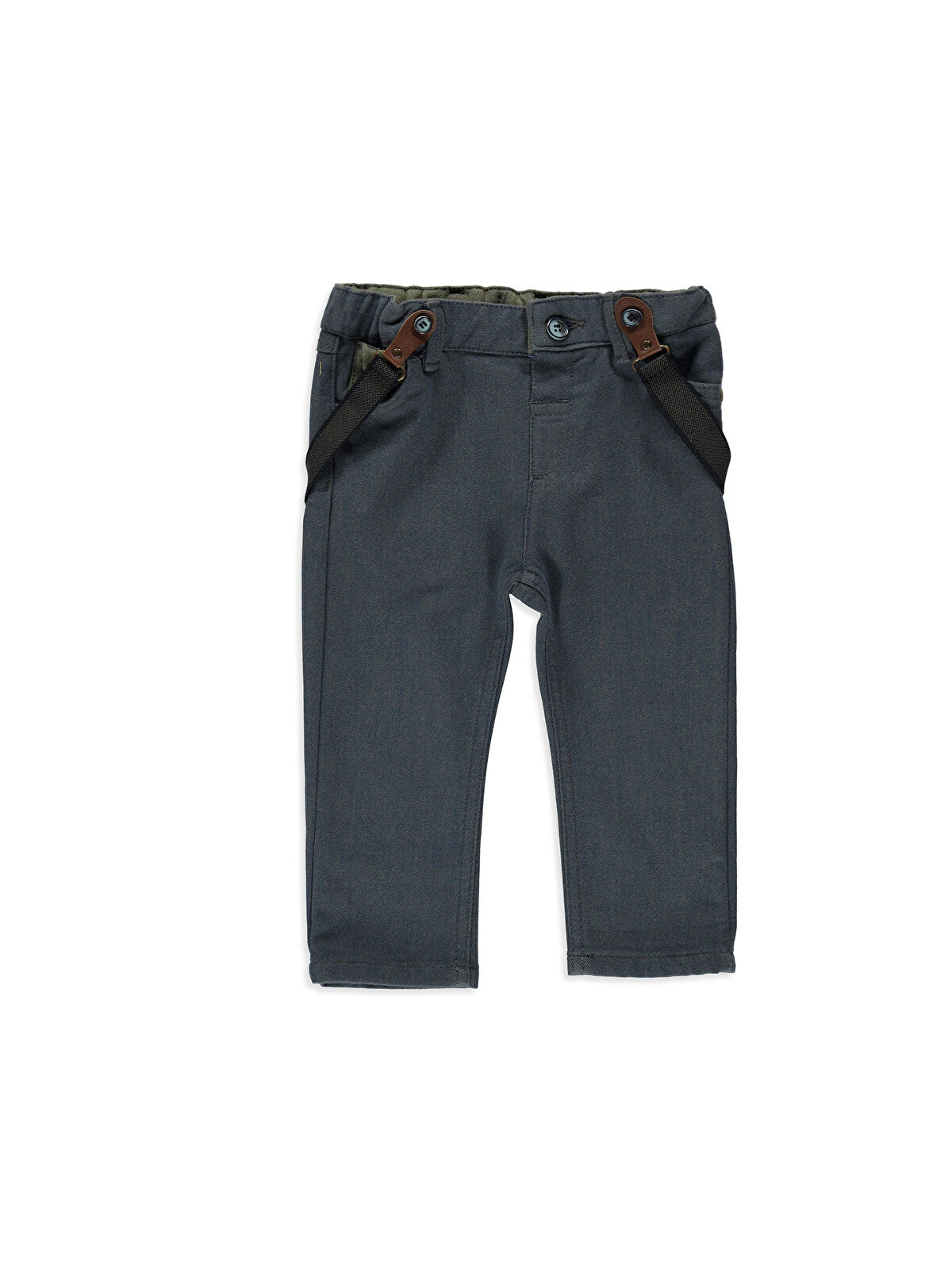 Antrasit Erkek Bebek Gabardin Slim Pantolon Lc Waikiki