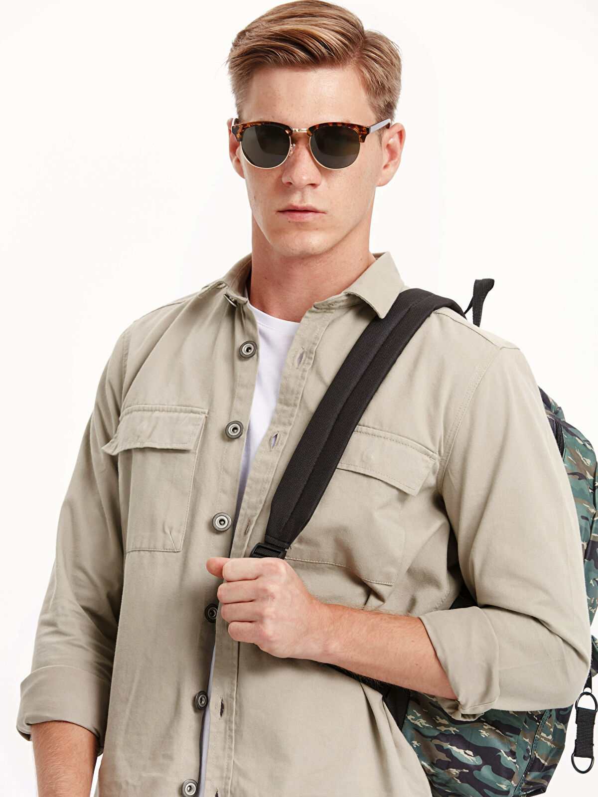 Haki Lcw Vision Slim Fit Dokulu Erkek Pantolon Lc Waikiki