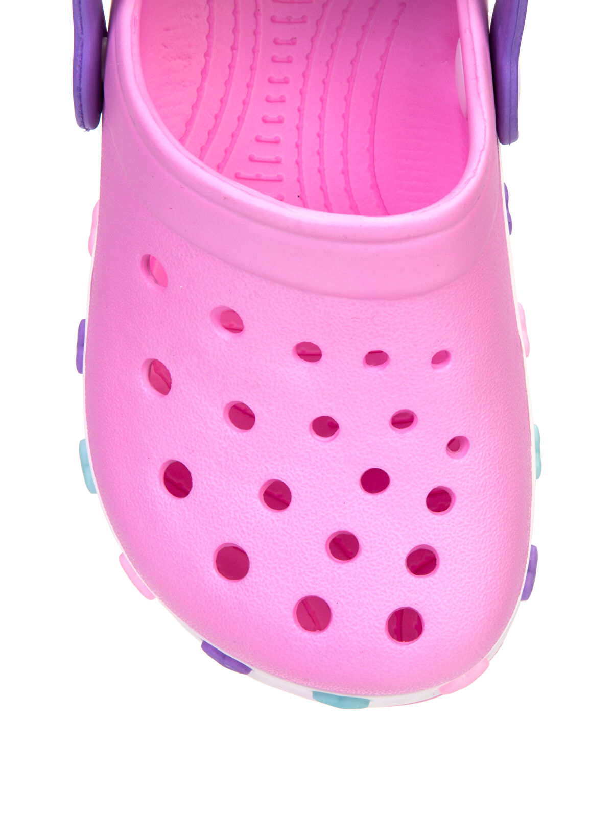 Pembe Pembe Kız Bebek Renkli Sandalet LC Waikiki Pembe Pembe Kız Bebek Renkli Sandalet LC Waikiki