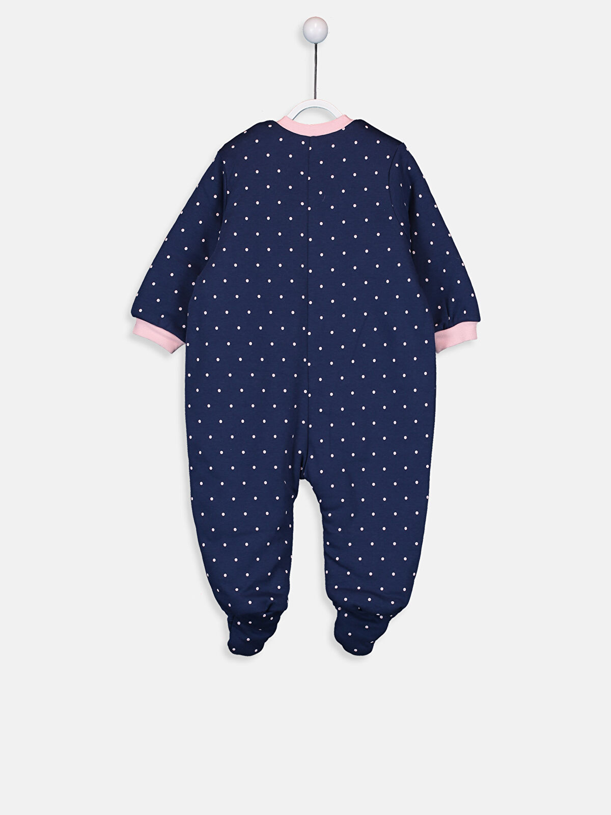 Lacivert Kız Bebek Aplike Nakışlı Uyku Tulumu LC Waikiki