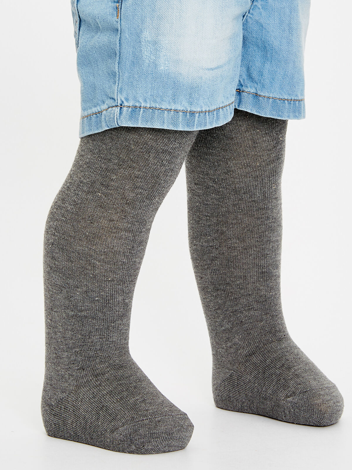 Çok Renkli Çok Renkli Erkek Bebek Külotlu Çorap 2�li LC