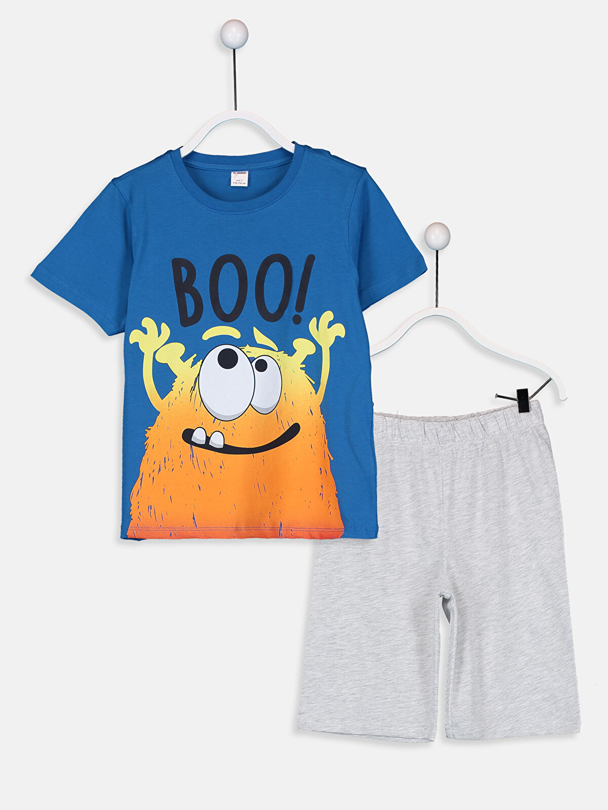 Mavi Mavi Erkek Çocuk Baskılı Pijama Takımı LC Waikiki