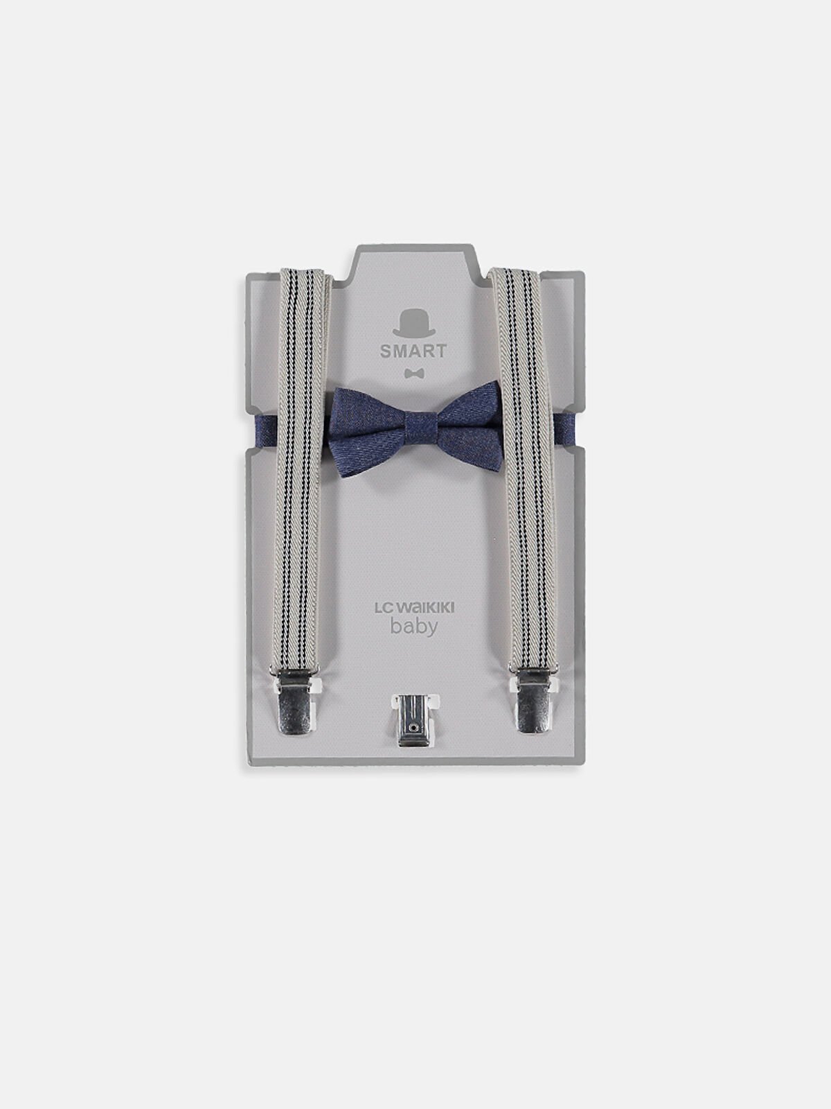 Lacivert Erkek Bebek Papyon ve Pantolon Askısı LC Waikiki Lacivert Erkek Bebek Papyon ve Pantolon Askısı LC Waikiki