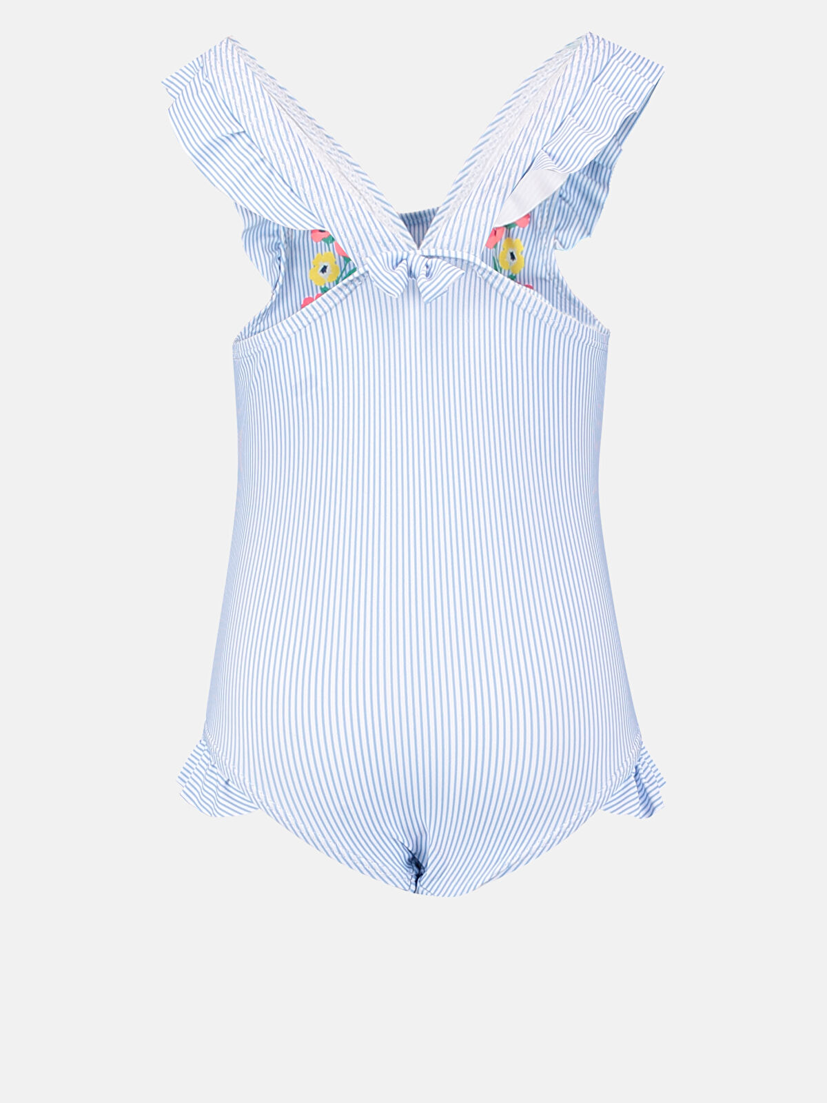 Lacivert Lacivert Kız Bebek Desenli Çizgili Mayo LC Waikiki Lacivert Lacivert Kız Bebek Desenli Çizgili Mayo LC Waikiki