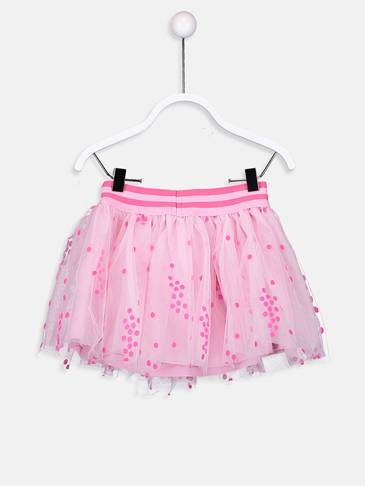 Pembe Kız Bebek Puantiyeli Tül Etek LC Waikiki