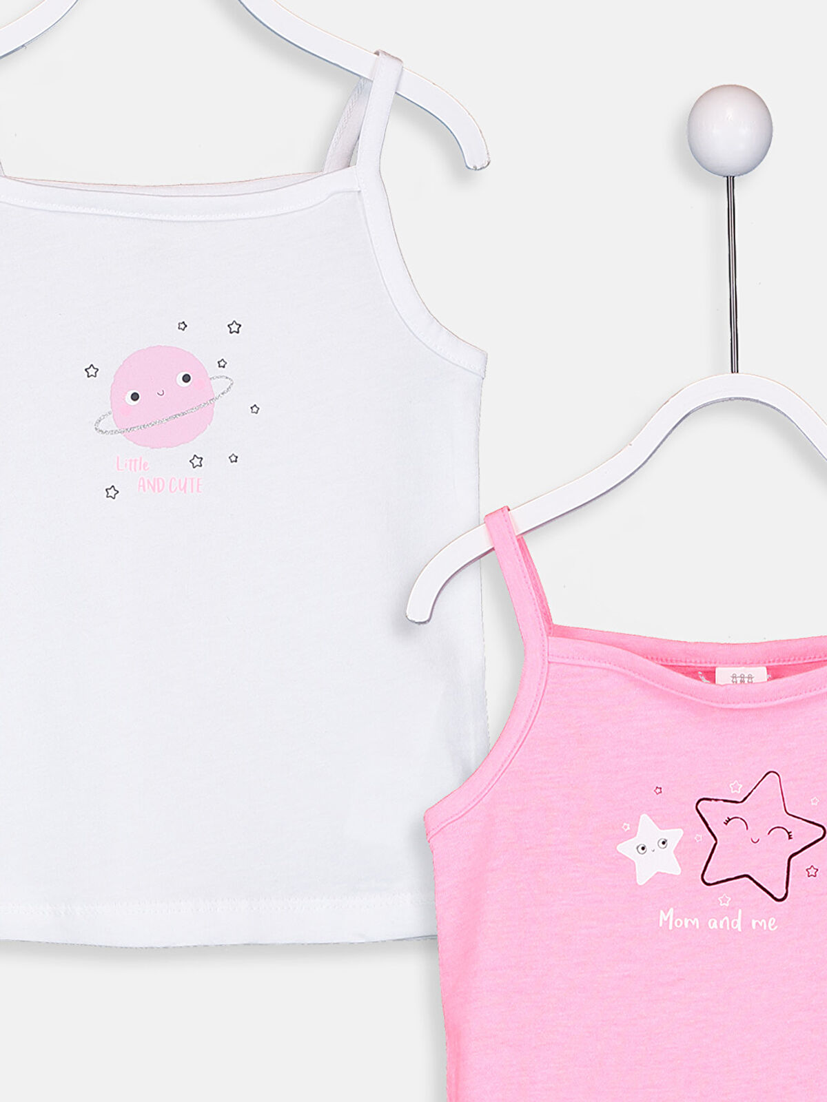 Pembe Kız Bebek Pamuklu Atlet 2�li LC Waikiki