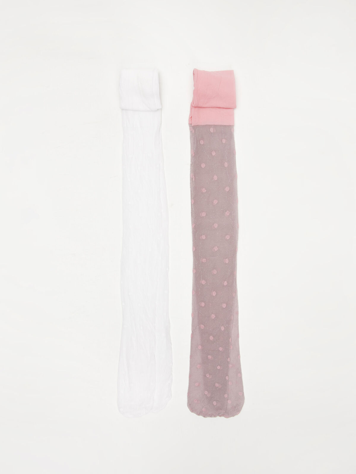 Pembe Kiz Bebek Firfirli Kulotlu Corap Lc Waikiki