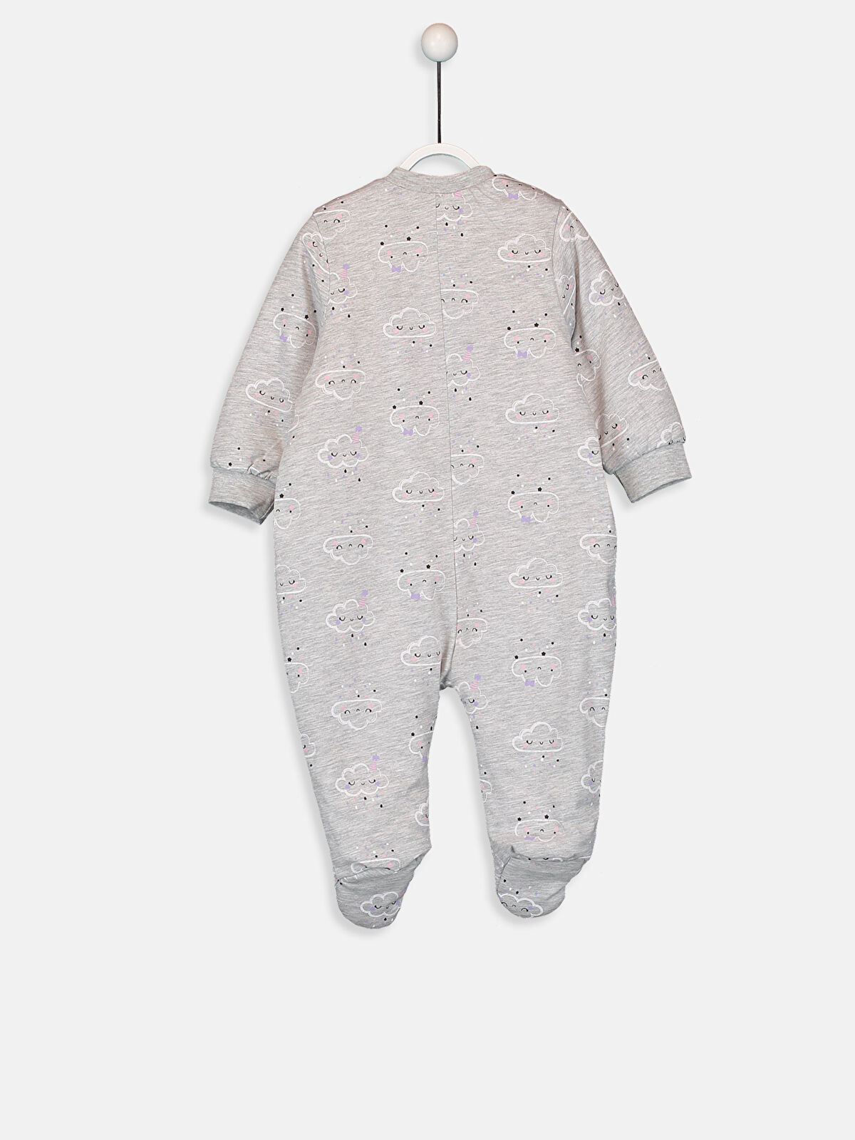 Gri Gri Kız Bebek Desenli Uyku Tulumu LC Waikiki