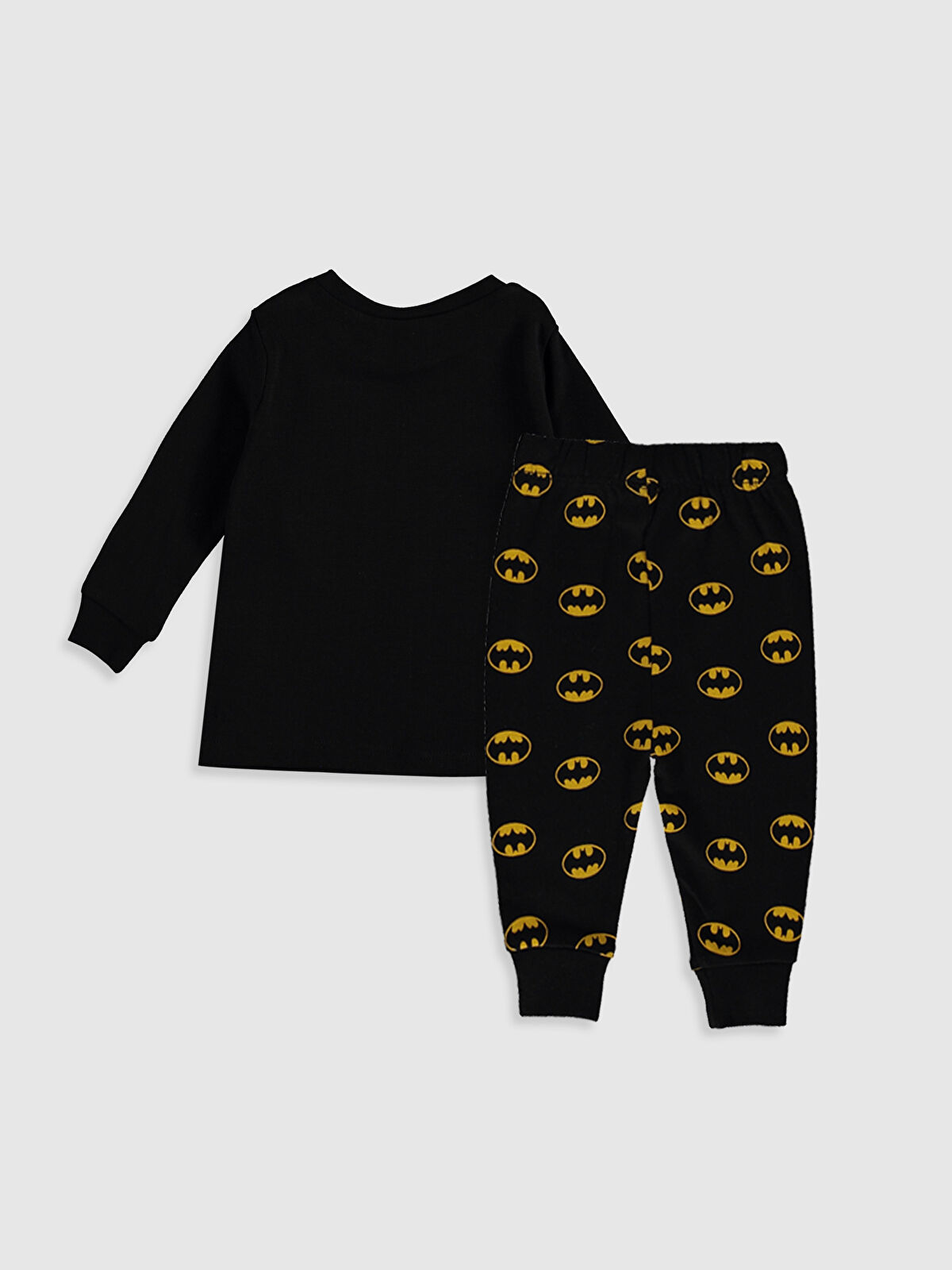 Siyah Erkek Bebek Batman Baskılı Pijama Takımı LC Waikiki