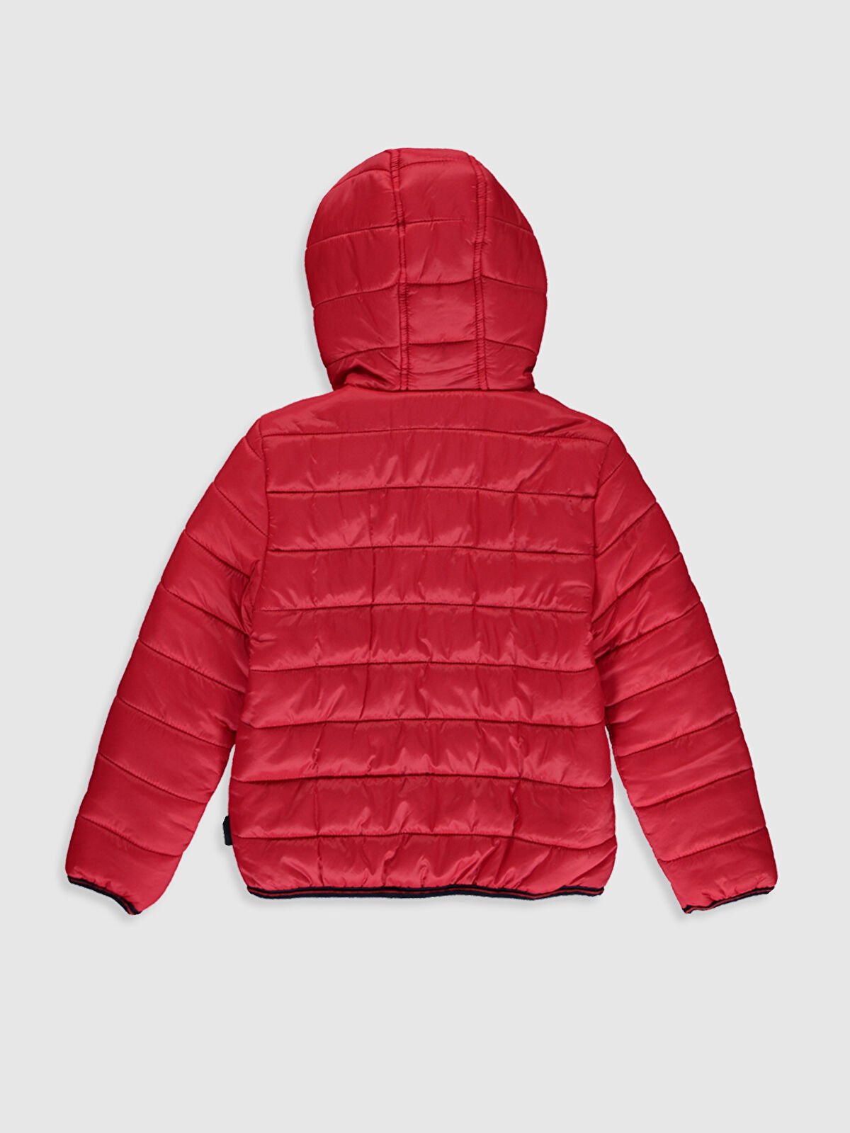 Kırmızı Kapüşonlu Erkek Çocuk Şişme Mont LC Waikiki
