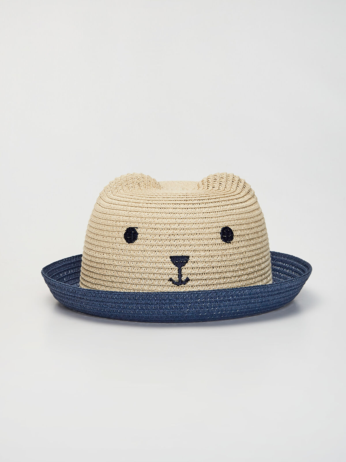 Mavi Mavi Erkek Bebek Baskılı Hasır Şapka LC Waikiki