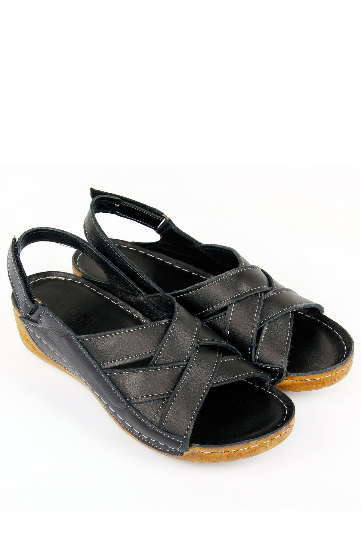 Harmony Heel Strap Sandal - Black | Last Chance | SAS Shoes