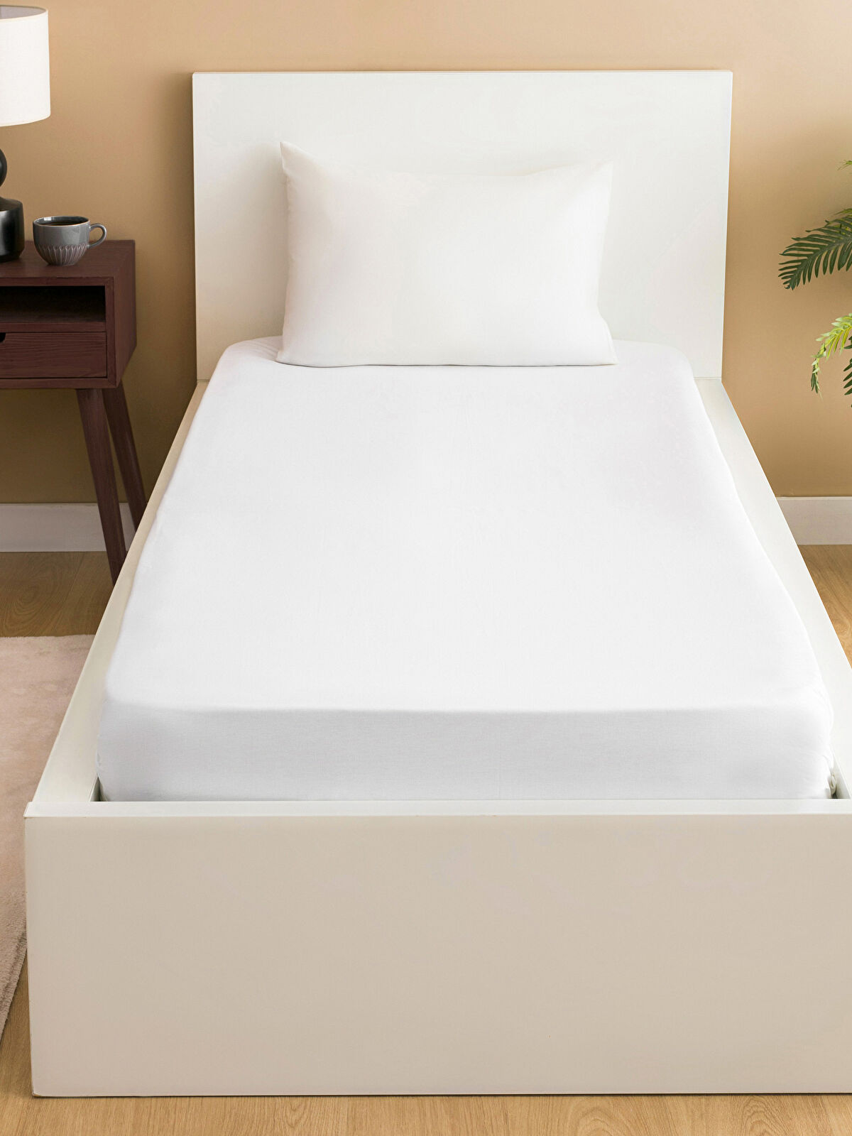 Cotton Single Bed Sheet 180x240 cm -S4I609Z8-J5E - S4I609Z8