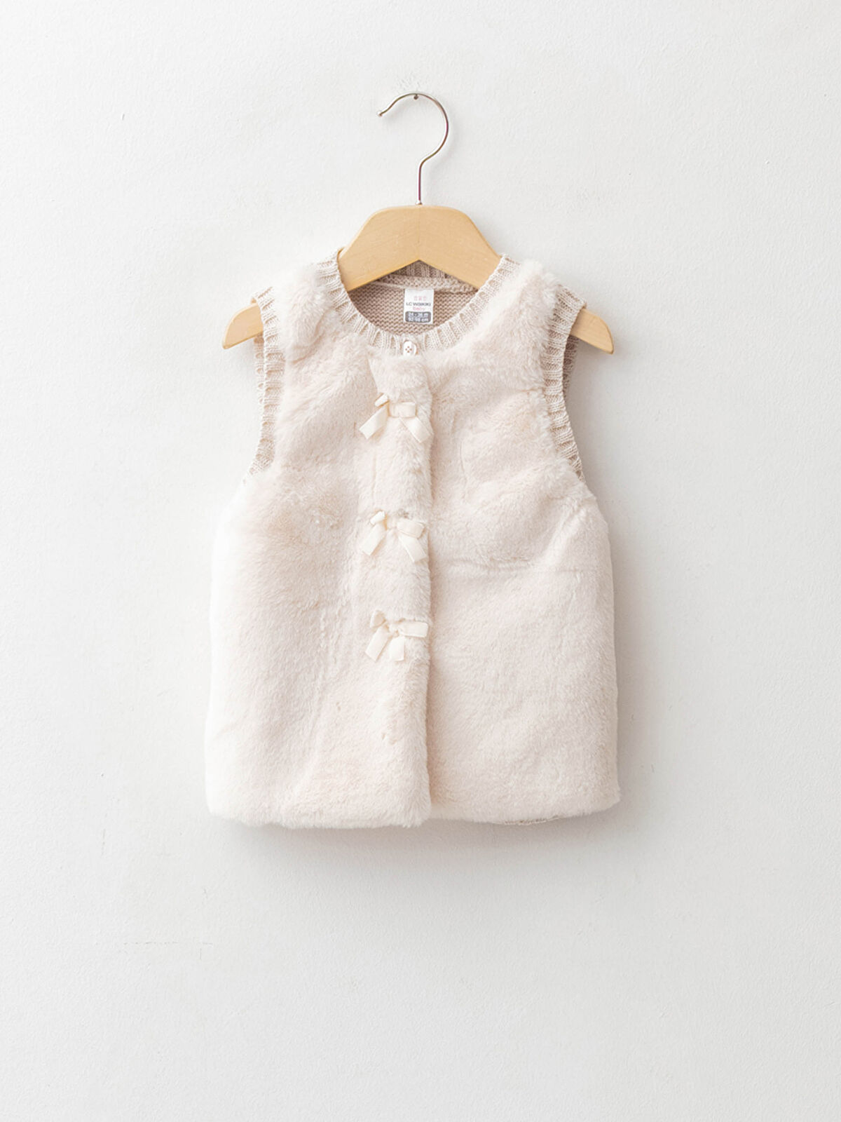 Baby girl white store vest