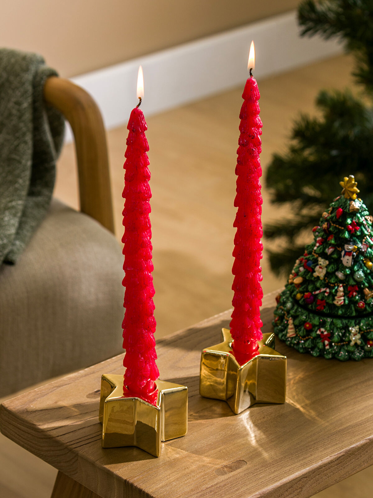 く日はお得♪  - -W4FQ57Z8-YHV Cm 26 Pieces 2 Candle Decorative Figured Tree Pine W4FQ57Z8-YHV Waikiki LC - 置物