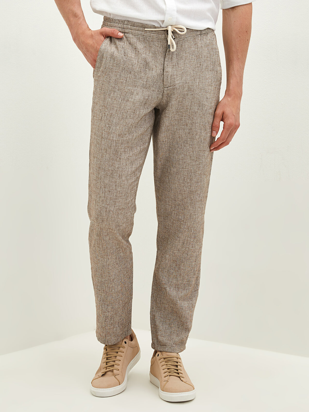 Sweater-Fleece Zip-Pocket Jogger Sweatpants