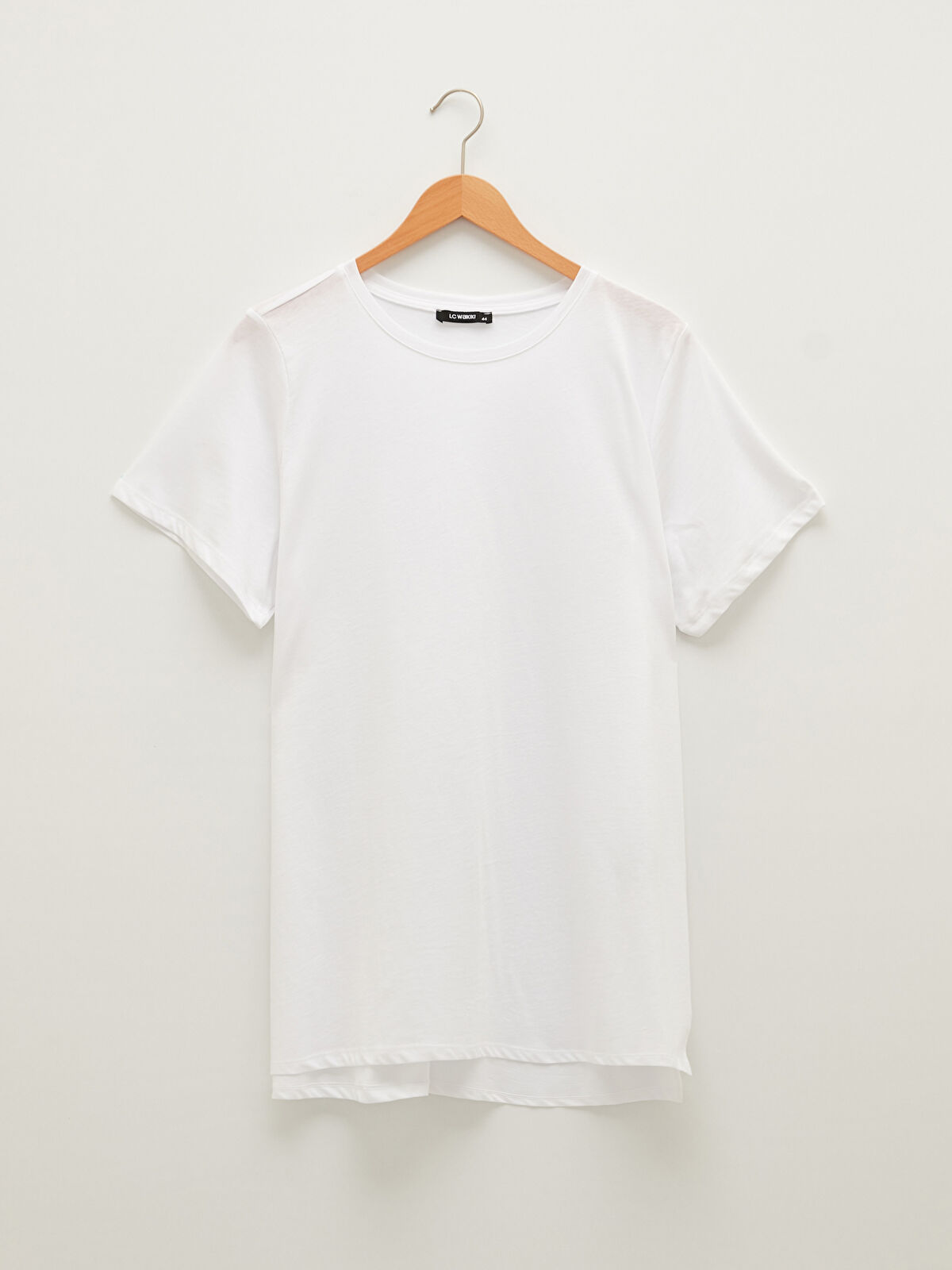 Plus Size Crew Neck Straight Short Sleeve Women's T-Shirt