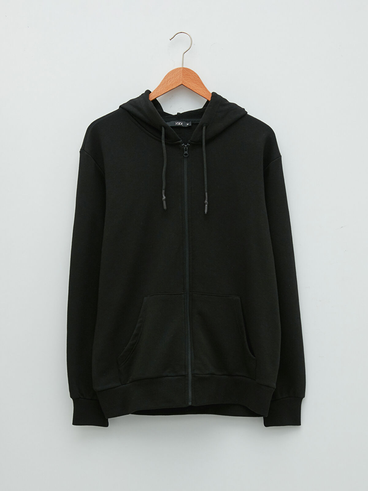 Hooded Long Sleeve Zipper Men's Sweatshirt -W1H923Z8-CVL - W1H923Z8-CVL -  LC Waikiki