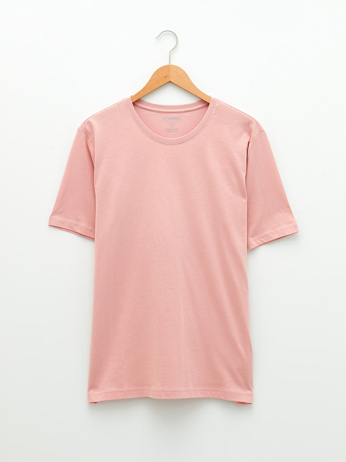Crew Neck Short Sleeve Combed Cotton Men's T-shirt -S20837Z8-R9X